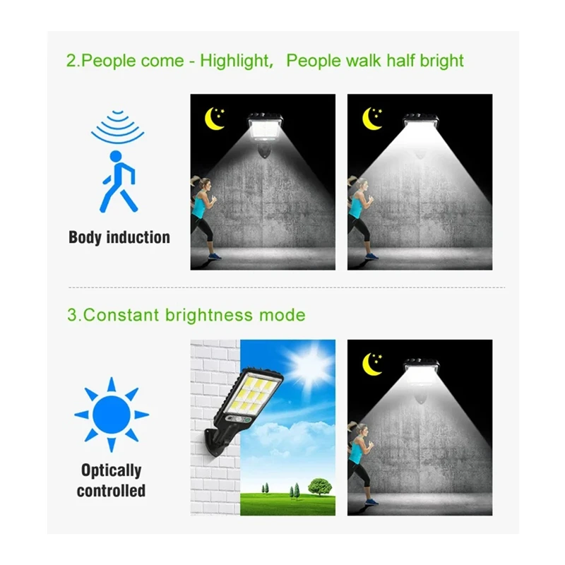 1 Pcs LED Outdoor Light Human Body Infrared Light Induction Lamp Waterproof Grade IP65