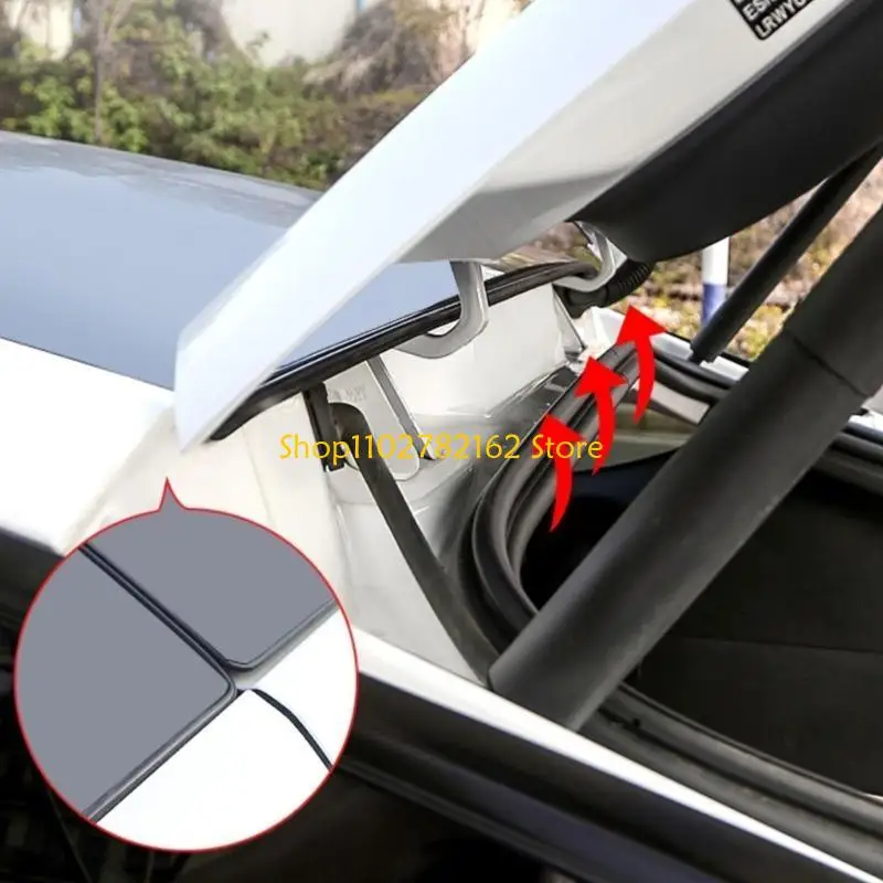 

547B Roof Seal Strips for Sunroof Noise Reduction a& Weatherproofing Sunroof Rubber Gasket Simple Installation for Vehicles Y