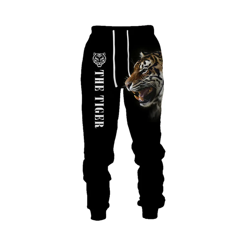 Y2k Pants Man New Sweatpants Animal Pattern Long Gym Tiger Skull Jogging Hiphop Harajuku Best Vintage 3D Printing Loose Sports