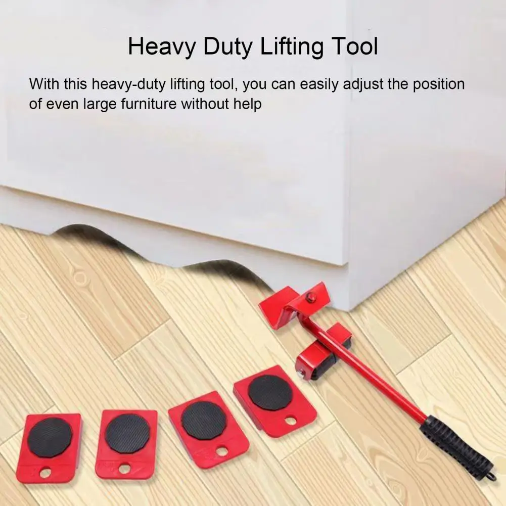 1 Set Furniture Mover with 8 Wheels Furniture Lifter Strong Load Bearing Appliance Roller Furniture Moving Dolly Slider Tools