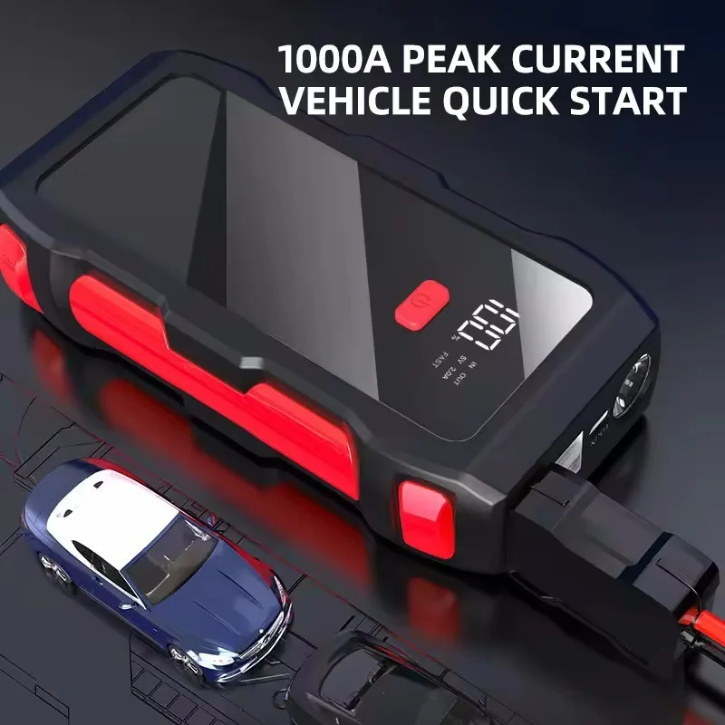 

For Car Jump Starter 12000mAh Power Bank Car Booster Charger 12V Starting Device Petrol Diesel Car Emergency Booster