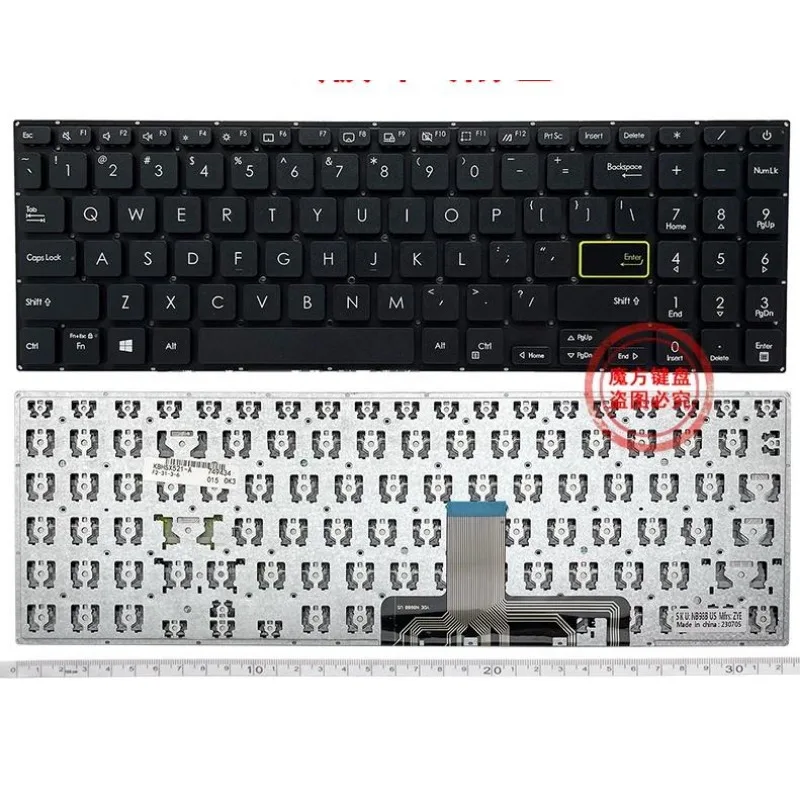 New US Keyboard for ASUS S14 S15 S5600F E510M E510K FL8850 L510 M5600I  Laptop Keyboard