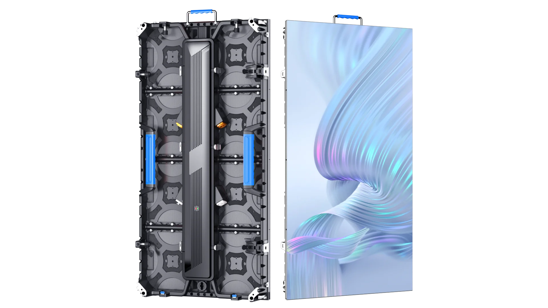 خزائن LED متعددة الاستخدامات قابلة للتخصيص وقابلة للتخصيص متوافقة مع شاشة تصاميم 500 500 مم و500 1000 مم للمرحلة والإعلان