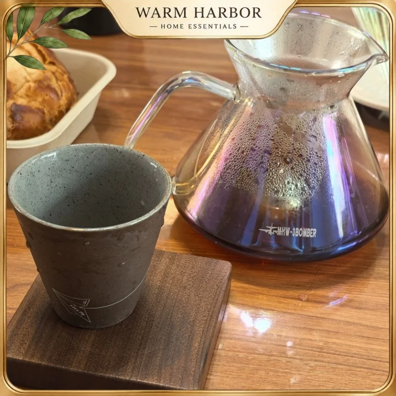 Mhw-3bomber Hill Style Graduated Glass Coffee Server Drip Pot Pour Over Coffee Maker For Home Office Cafe Brewing Barista Tool