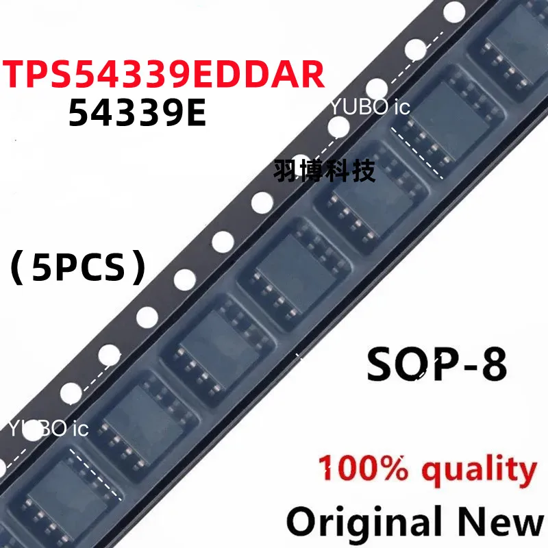 (5piece)100% New TPS54339EDDAR TPS54339E 54339E 54339 sop-8 Chipset