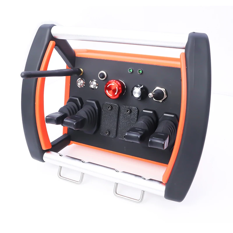 

New design 4 levers joystick control hydraulic proportions valve industrial wireless remote controller