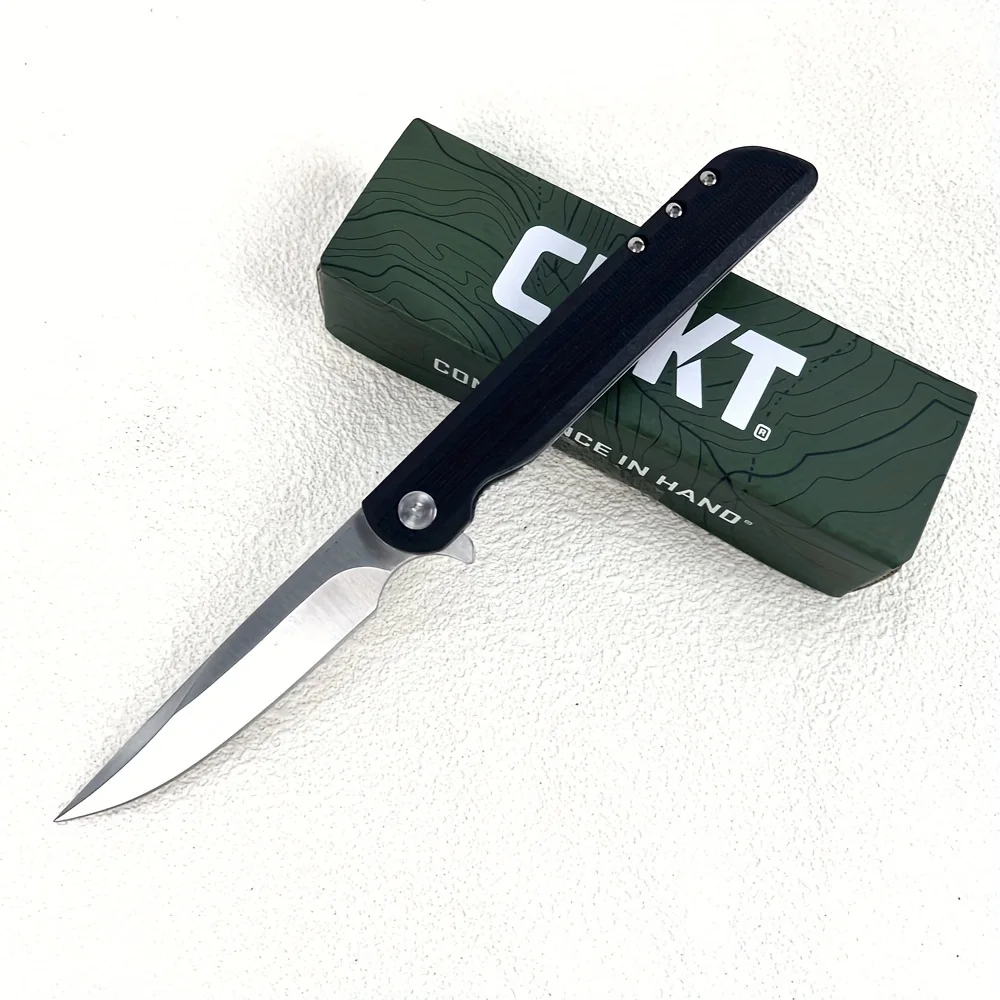 Outdoor folding knife Quick opening folding knife High hardness knife field multi-purpose knife pocket knife fruit knife gift box packaging