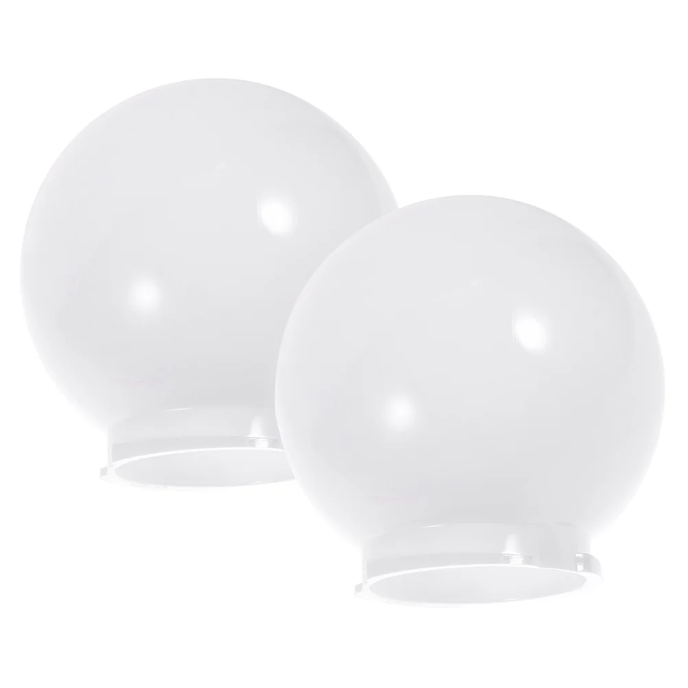 

2 Pcs Accessories Ball Lampshade Ceiling Shades Replacement Acrylic Bell