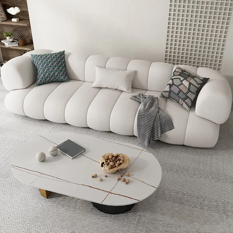 

y Italian modern style luxury apartment hotel living room furniture sofa set 2 seater sofa white velvet modern sofa couch