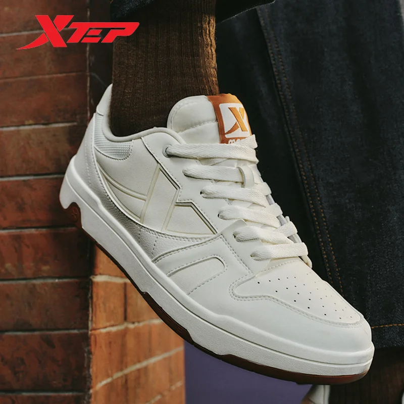 Xtep-zapatos de Skateboarding para hombre, zapatillas transpirables de ocio para Trekking, 2024, 876219310025