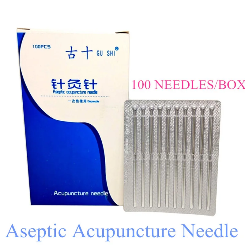 

100Pcs/Box Disposable Sterile Acupuncture Needle Small sizes For Face Acupuntura Aseptic Needle Aluminum Foil Packing Single Use