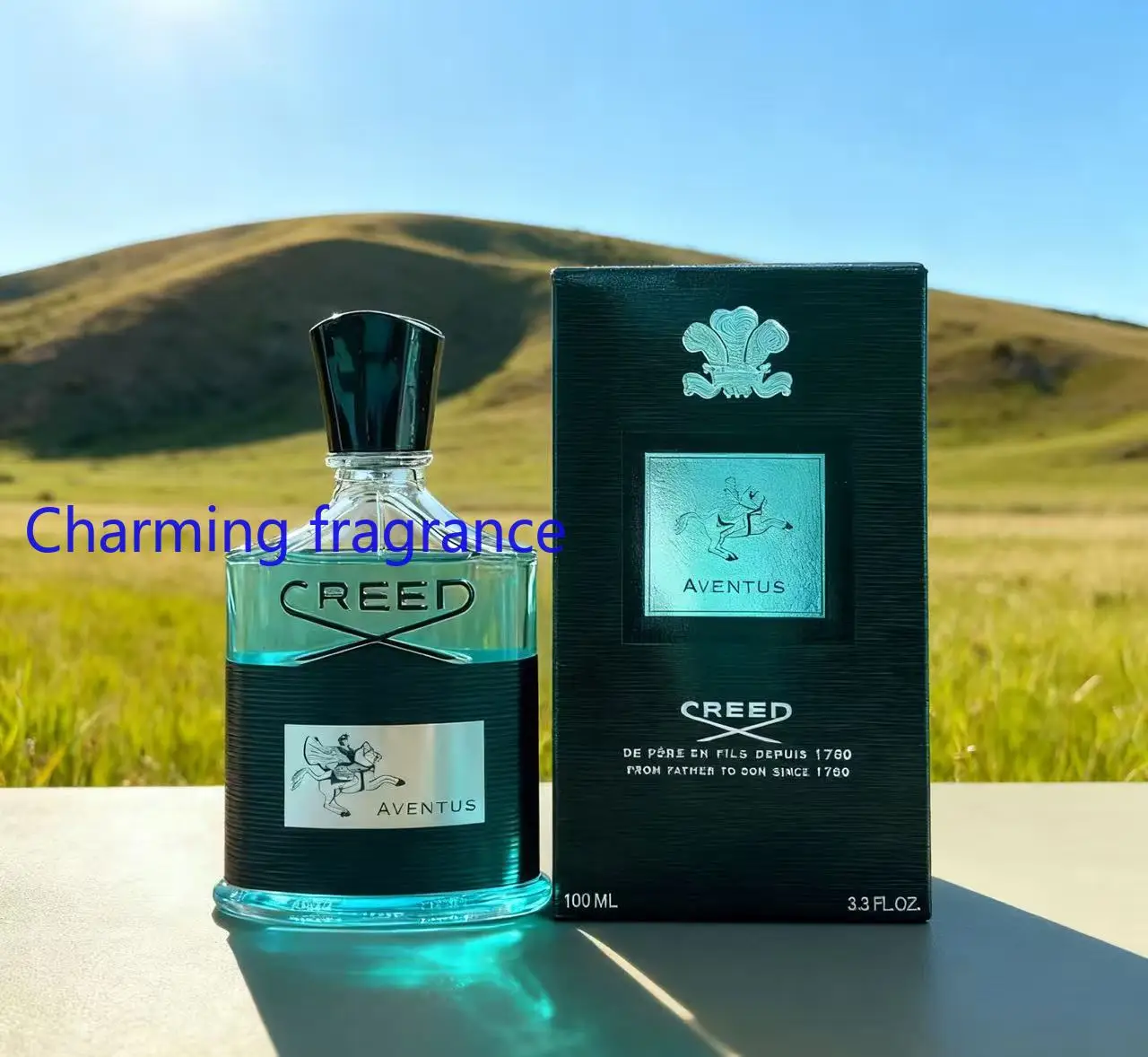 Perfect Creed Aventus Eau de Parfum Silver Mountain Water عطر أصلي أخضر أيرلندي تويد Eau De Parfum Spray للجنسين #2