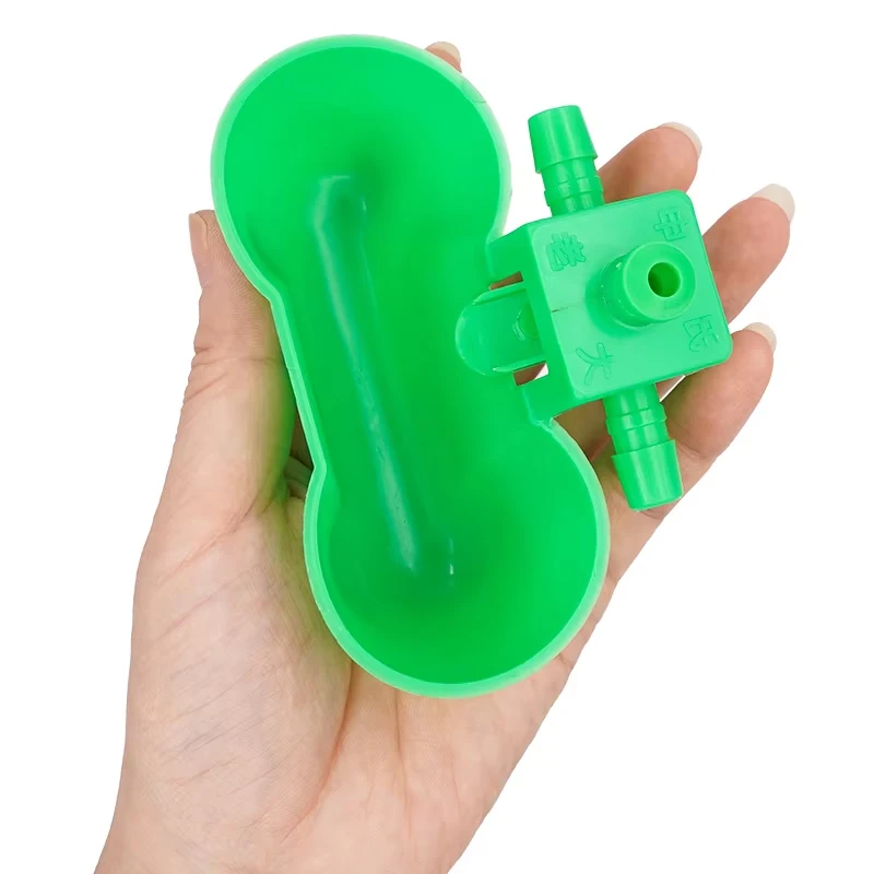 5/10/20 PCS Automatic Bird Quail Drinking Bowls, Chicken Poultry Watering Equipment Waterers, Double Cups Drinker with Screws