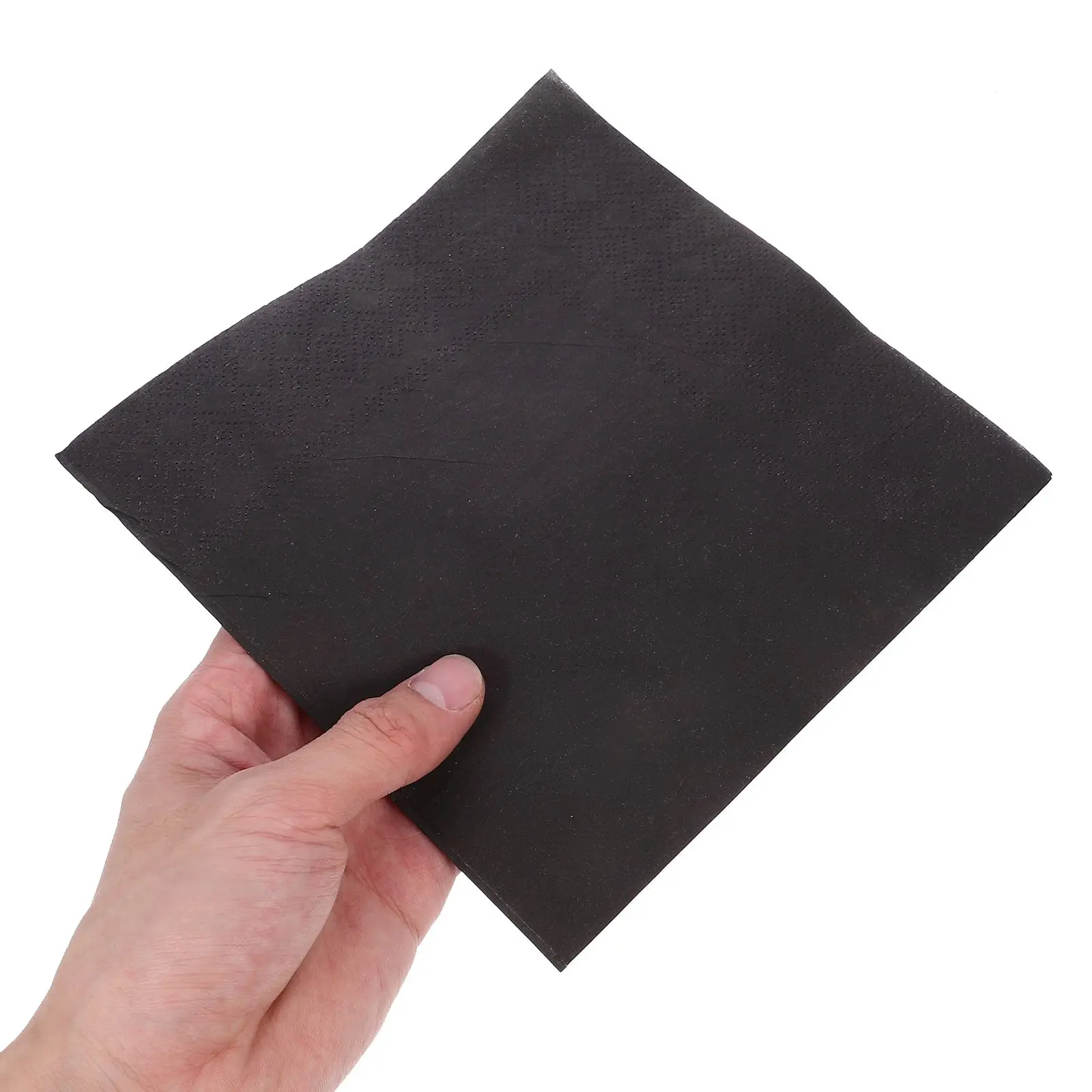 20 Sheets Black Napkins Double 5x6 5 Inch Disposable Paper Cocktail Dessert Party Wedding Event Supplies - Image 3