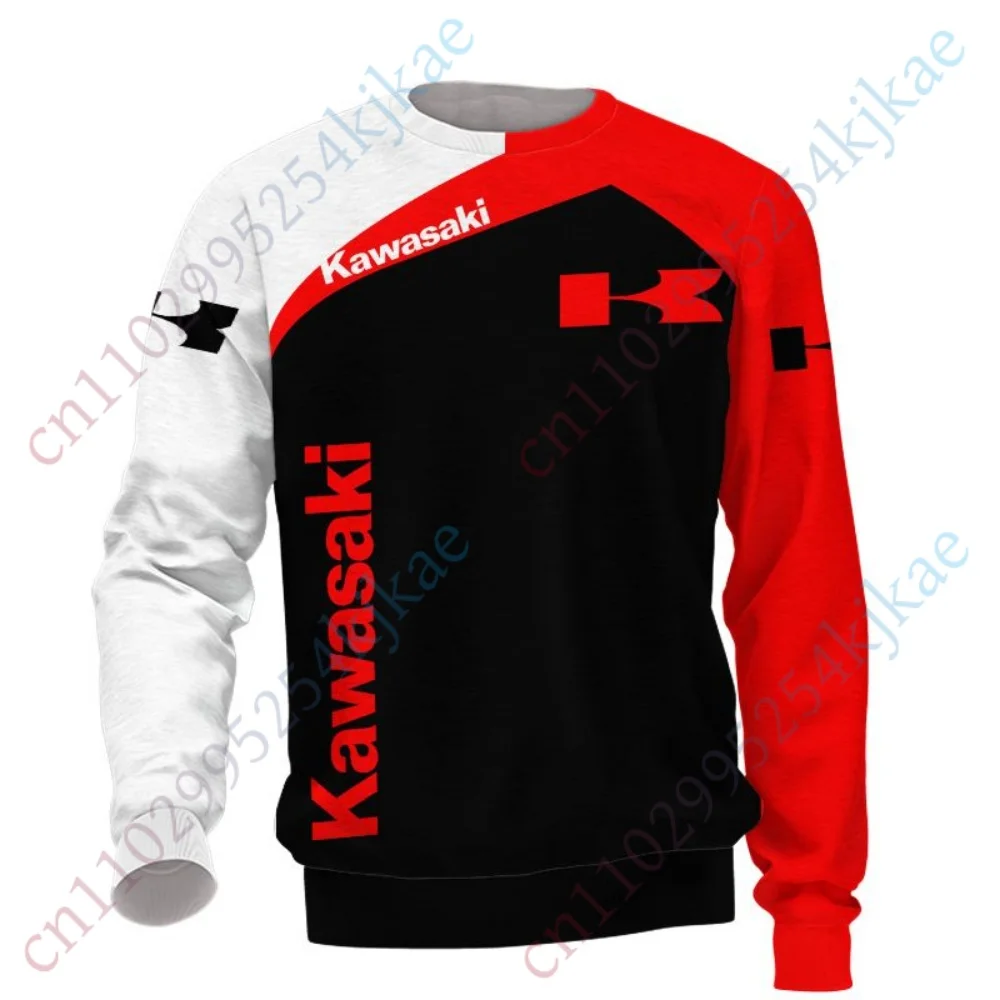 

Kawasaki Man hoodie Motorcycle Hoodies For Men Casual Sweatshirt Anime Long sleeve Streetwear Oversized size Men Clothing Unisex