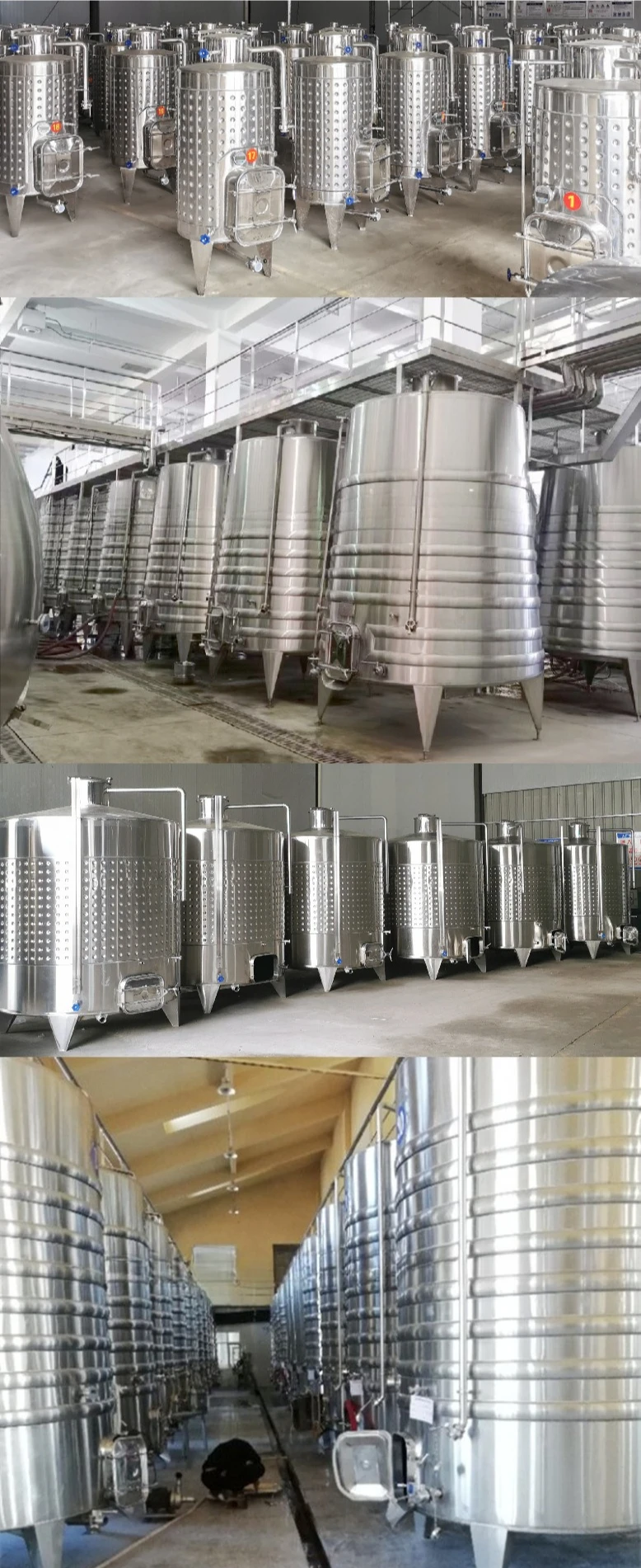 Fruit wine fermentation equipment: 304 stainless steel temperature-controlled storage freezer tank, blueberry red wine