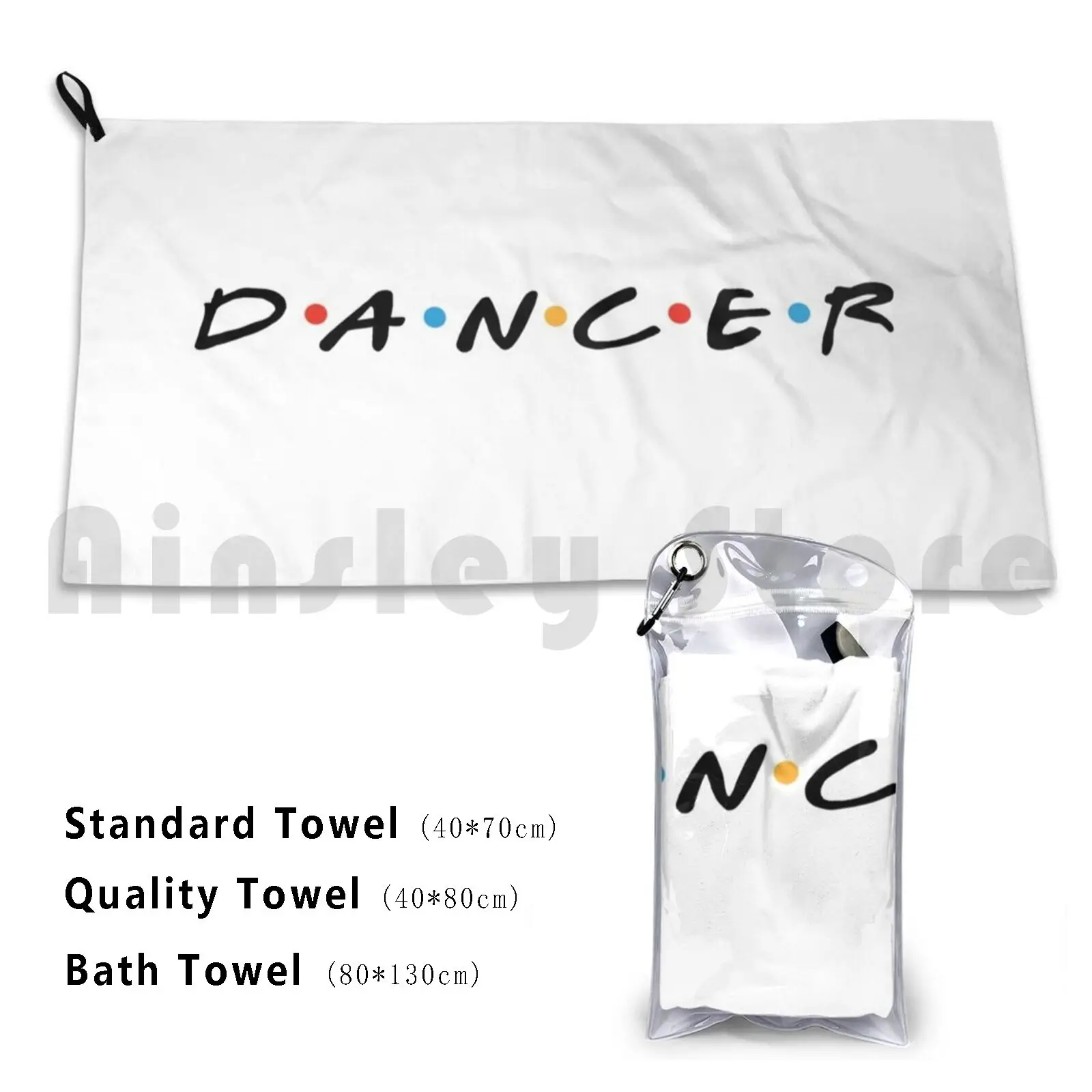 Dancer Bath Towel Beach Cushion Dance Dancer Ballet Tap Jazz Hip Hop Ballet Dance Ballerina Tap