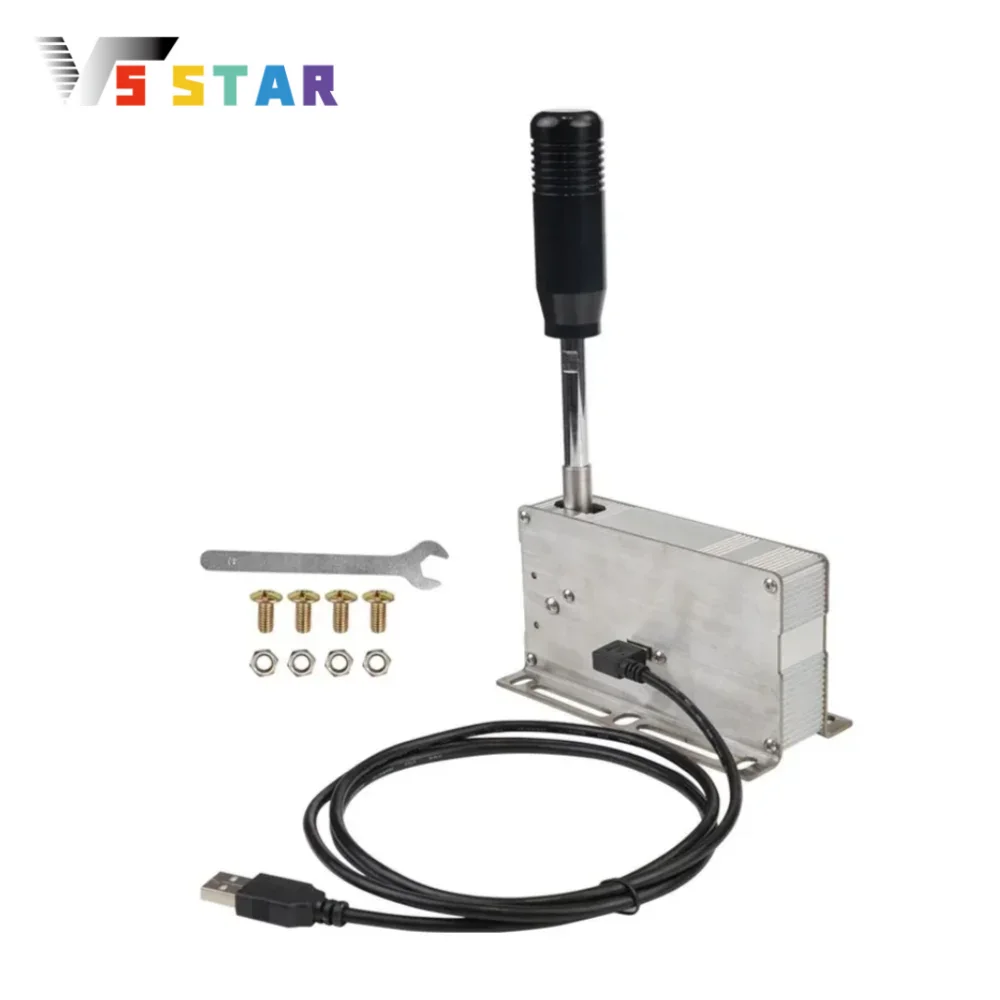 Aluminum Stainless Steel Sim Racing Games Sequential Shifter for Logitech G25 G27 G29 G920 G923 Thrustmaster T300 T500