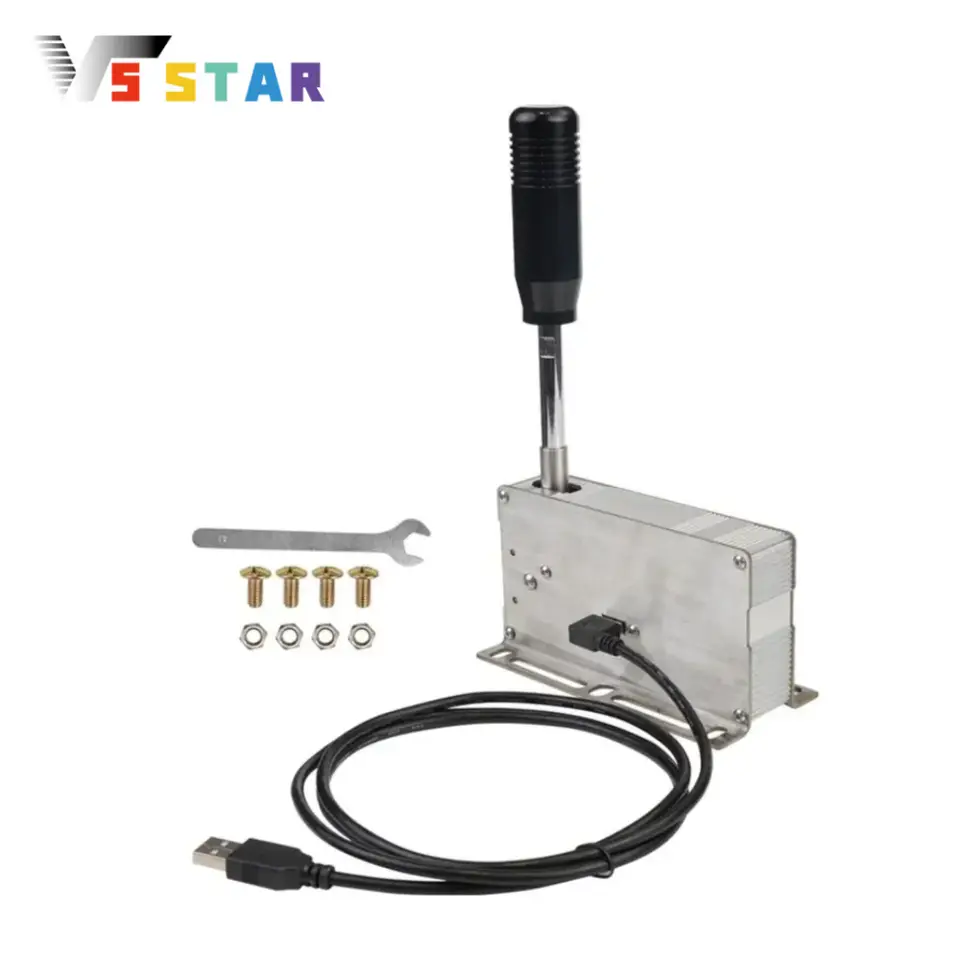 Aluminum Sim Racing Sequential Shifter for Logitech and Thrustmaster Wheels