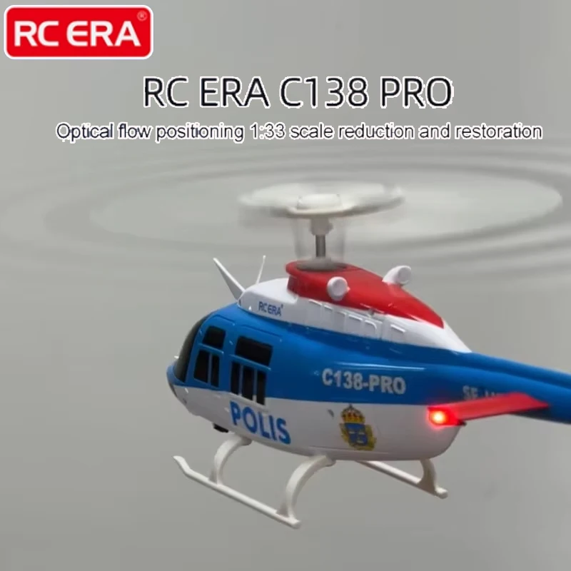 

2025 New C138 PRO Brushless Version Remote Control Helicopter Model Realistic Bell 206RHSKY Toy for Kids and Hobbyists