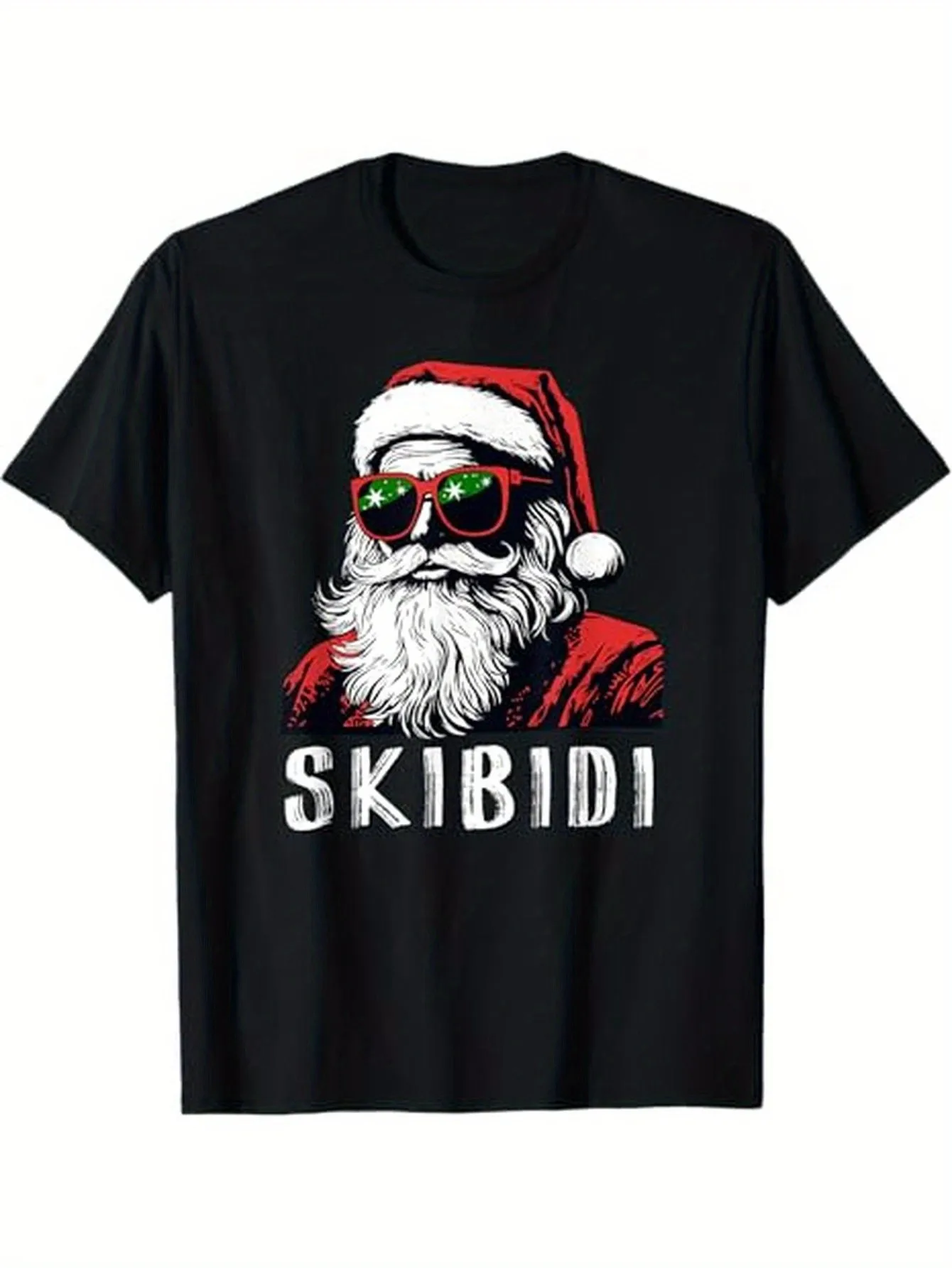 

Funny Santa Claus T-Shirt, Unisex, 100% Cotton, Halloween, Thanksgiving, Christmas Gift, Suitable for Boyfriends and Girlfriends, Family, Sizes S-Xxxl, Black