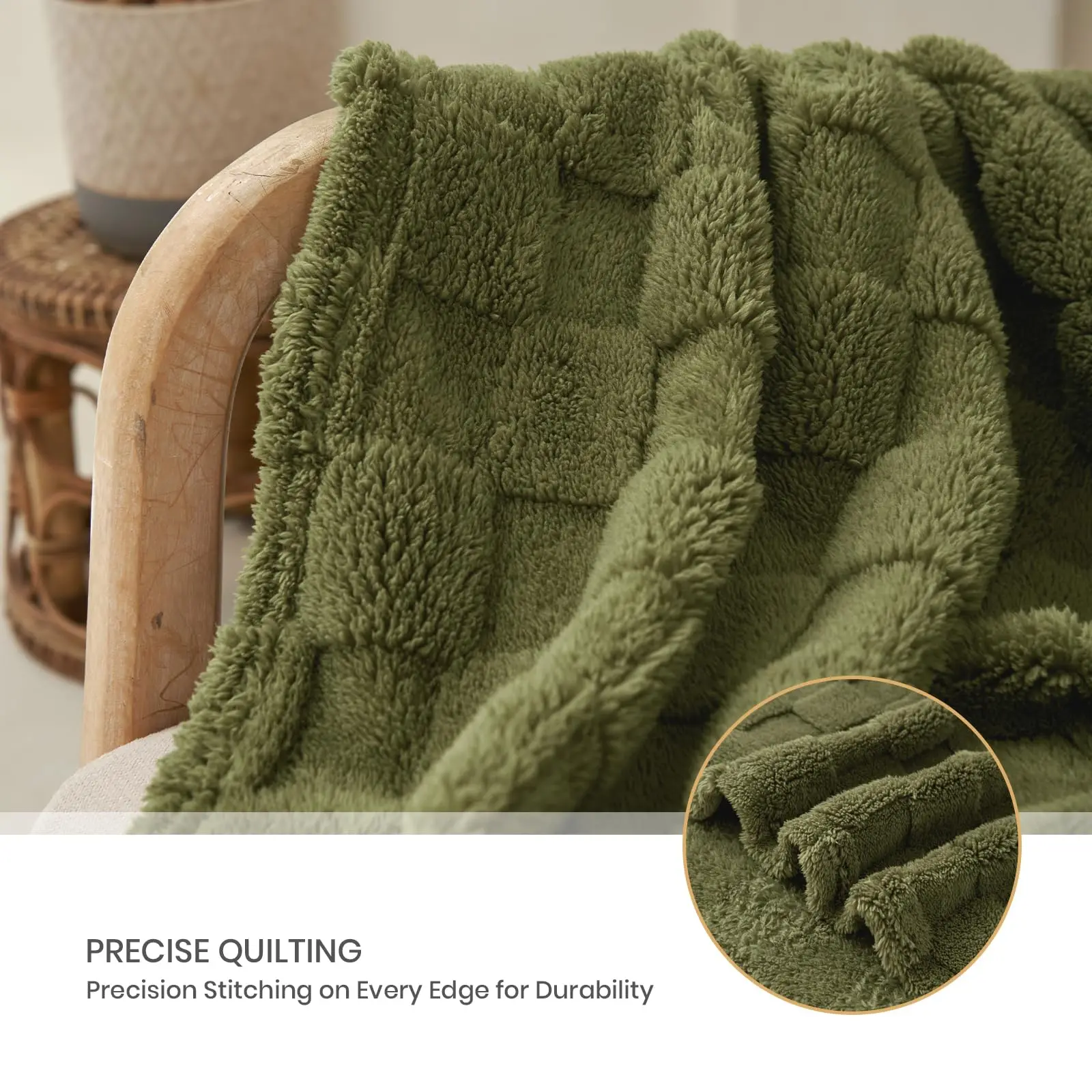 بطانية دافق جيدة مع نمط منقوش ، بطانية يوم دافئة ومريحة ، بطانية أريكة ، داخلي وخارجي ، الشتاء والخريف #1