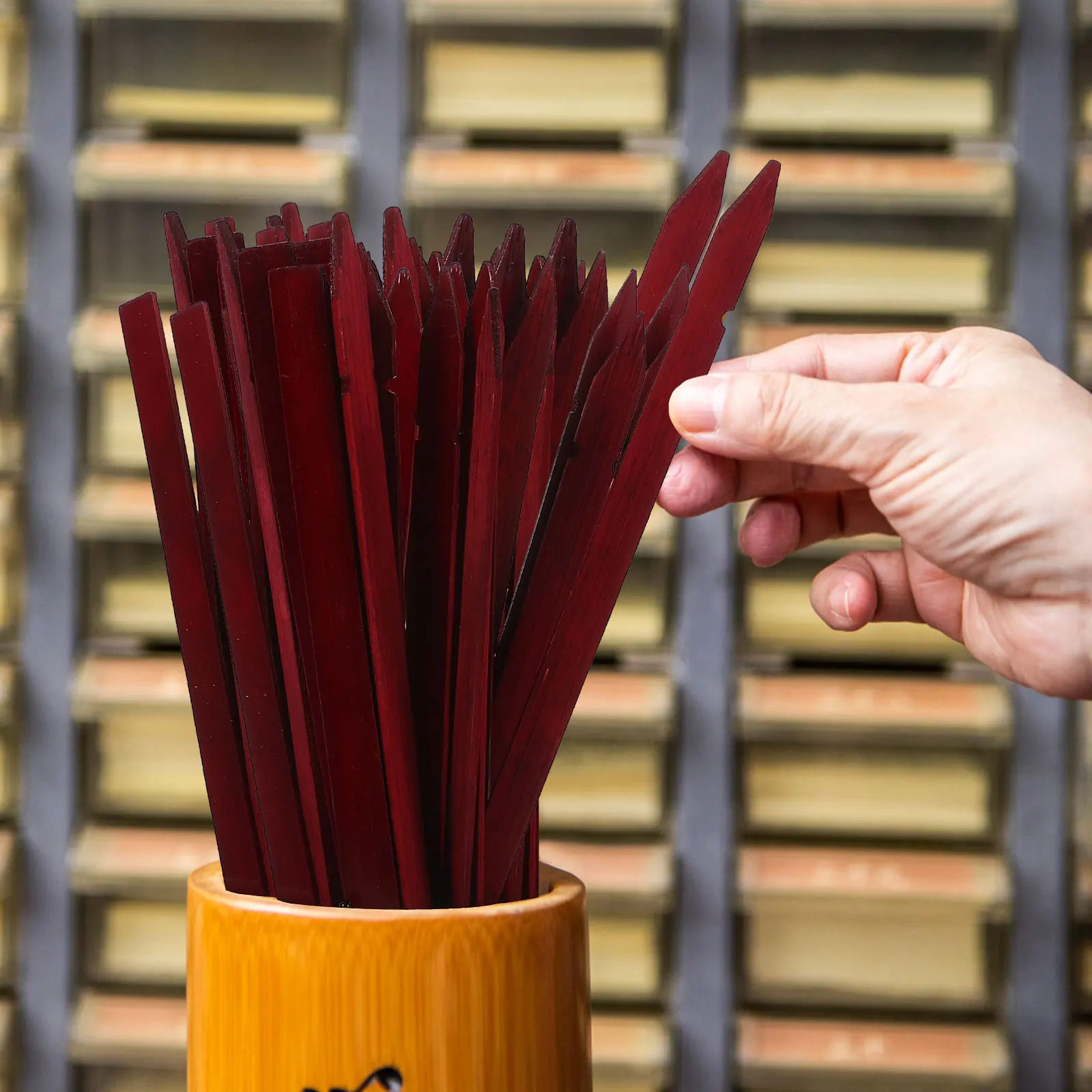 

100 Pcs Vintage Divination Bamboo Stick Telling Sticks Blank Chinese Fortune Dticks
