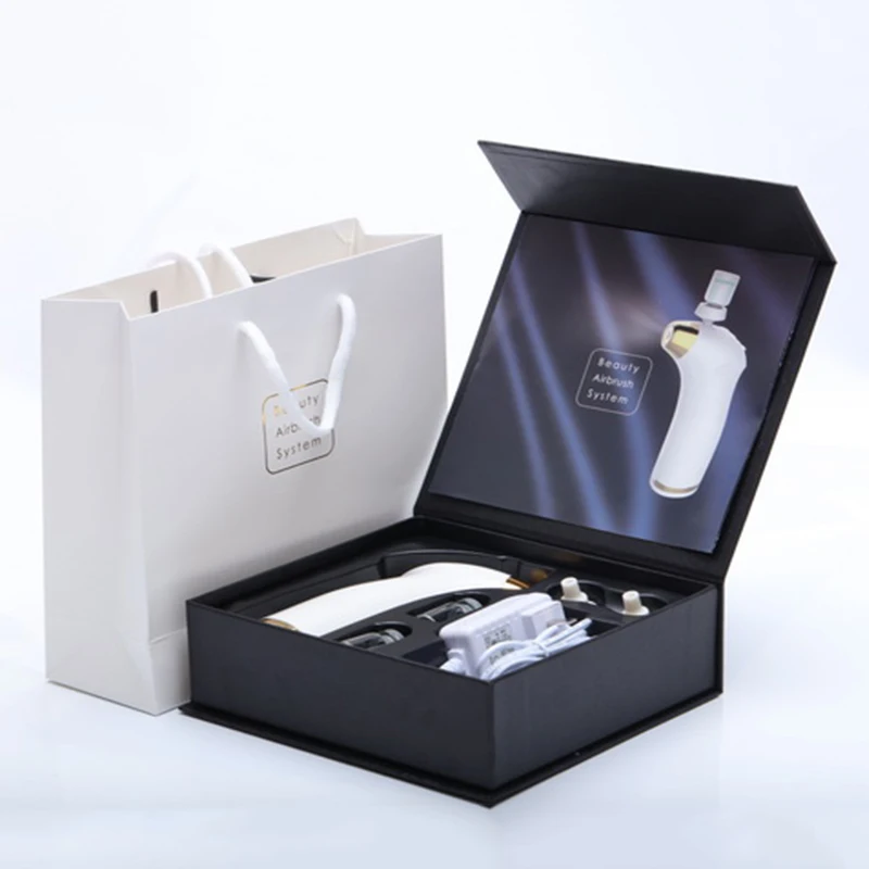 Kit de aerógrafo Mini aerógrafo portátil con compresor Kits de impresora en aerosol de aerógrafo inalámbrico para pintura de maquillaje