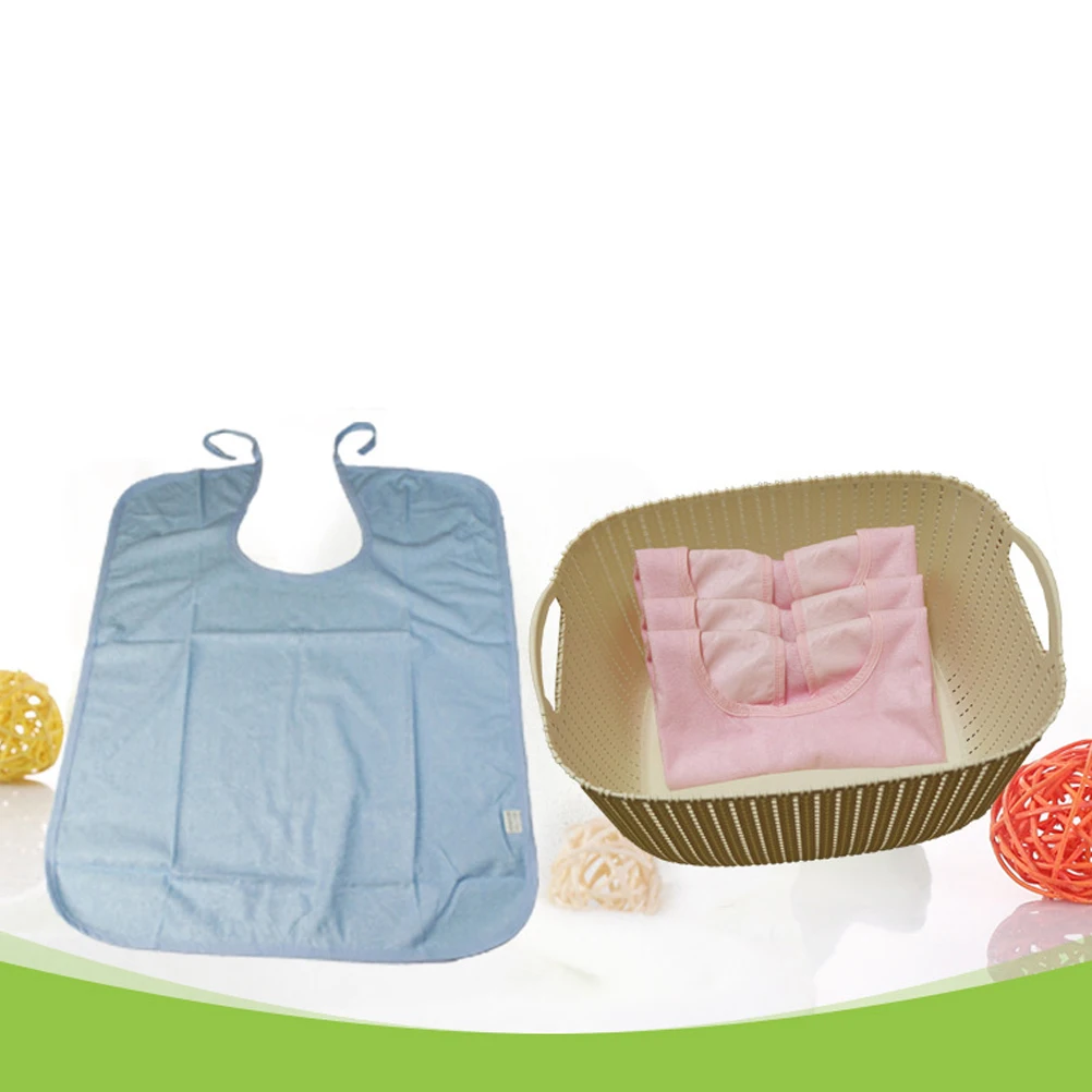 

Waterproof Bib Bibs Adult Senior Men Clothing Protector Reusable Bamboo Fiber and Women