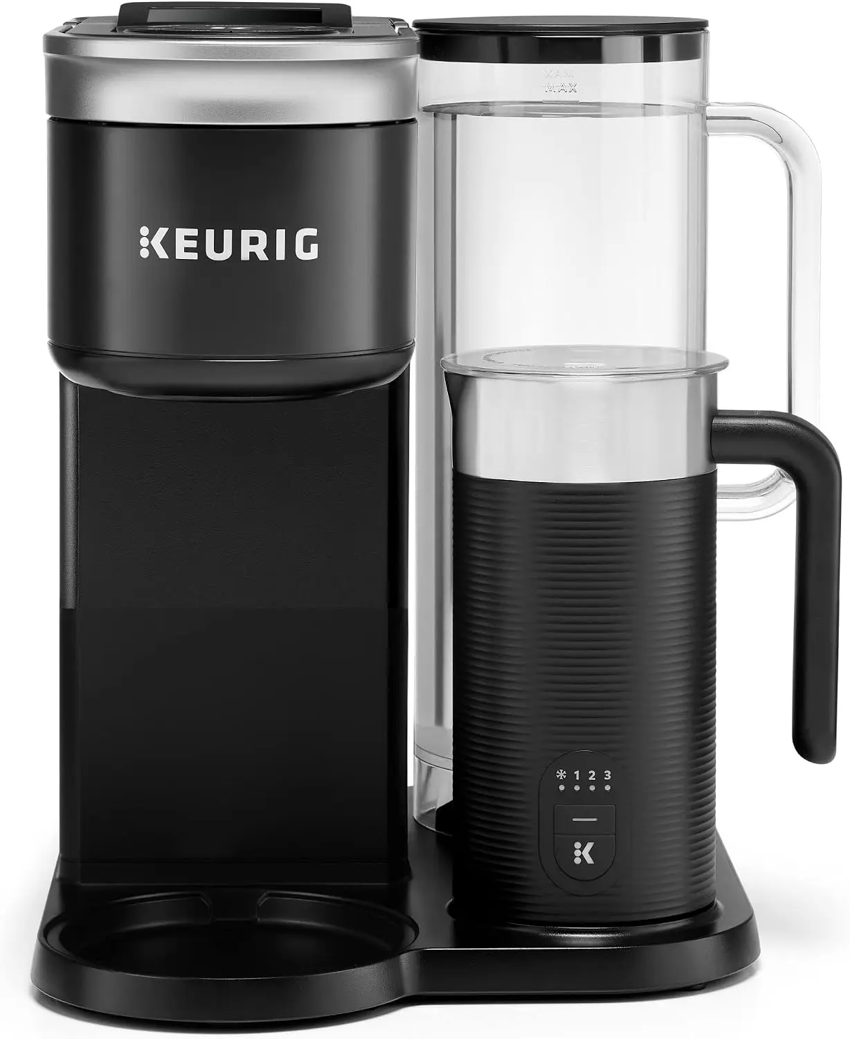 K-Café SMART Single Serve Coffee Maker with WiFi Compatibility, Latte and Cappuccino Machine with Built-In Frother, 6 Brew Sizes