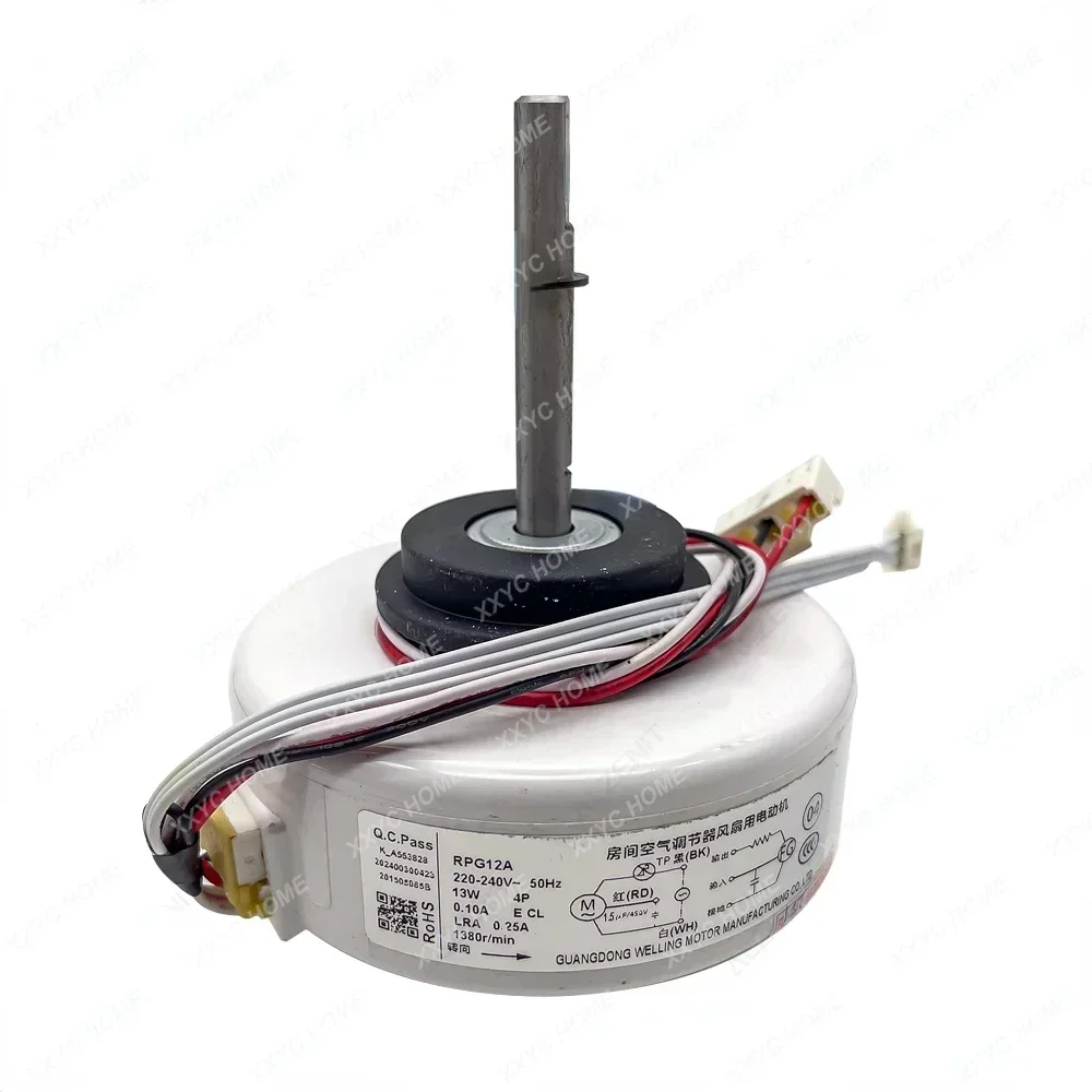 New For TCL Air Conditioner Indoor Unit AC Fan Motor RPG12A 220-240V 50Hz 13W 1380r/min Conditioning Parts