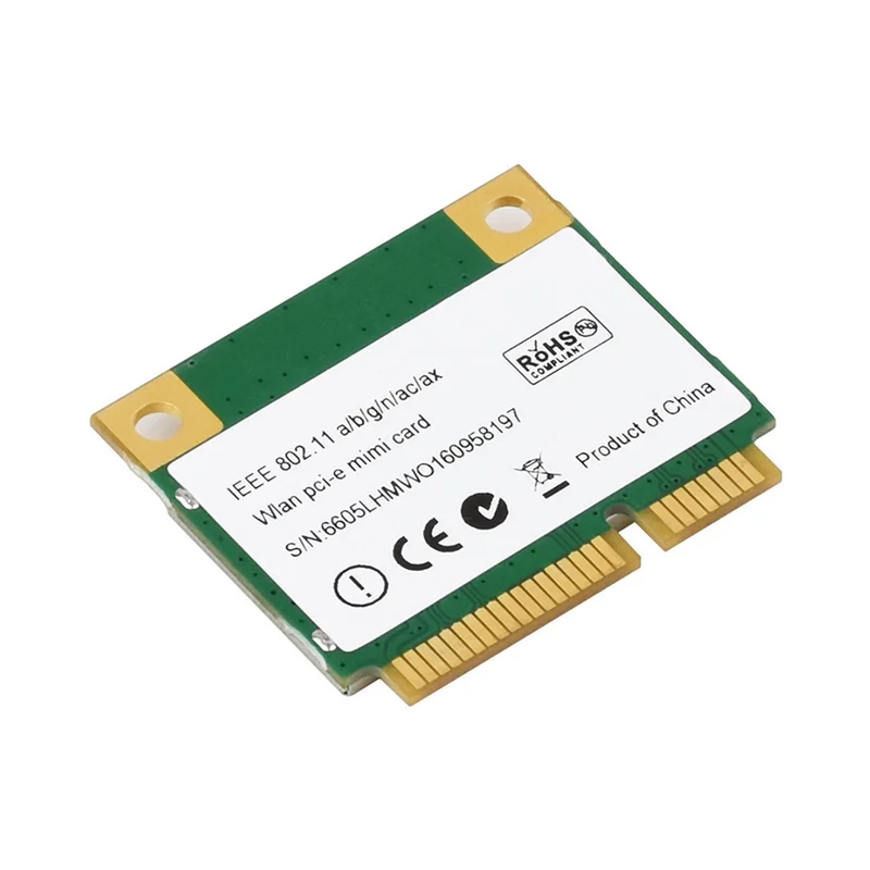 

802.11AX Standard AX210 Mini PCI-E Wireless Card Gigabit Network Adapter Tri-Band Wi-Fi 6E Bluetooth 5.3-AU47