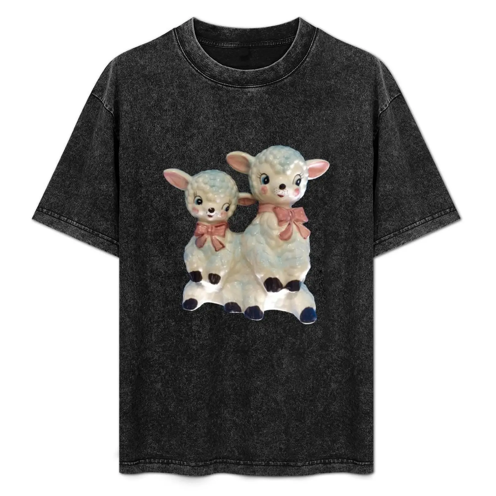

Kitsch lamb figurine T-Shirt Sports Casual Breathable Tee Shirt