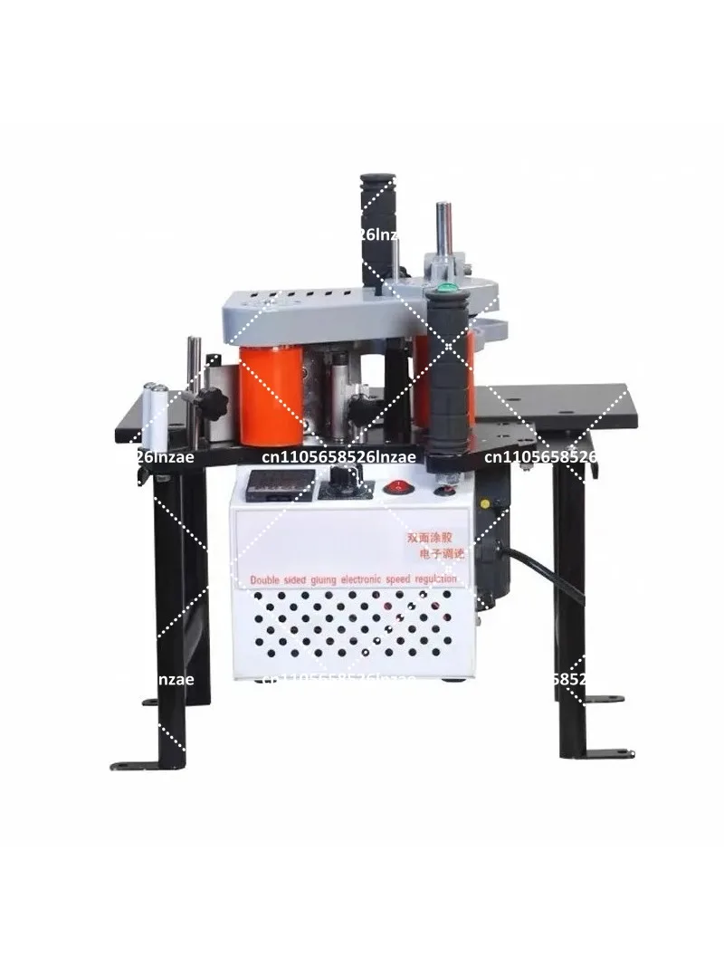 Portable Edge Banding Machine Manual Double Side Gluing Woodworking Edge Bander for Small Workshop