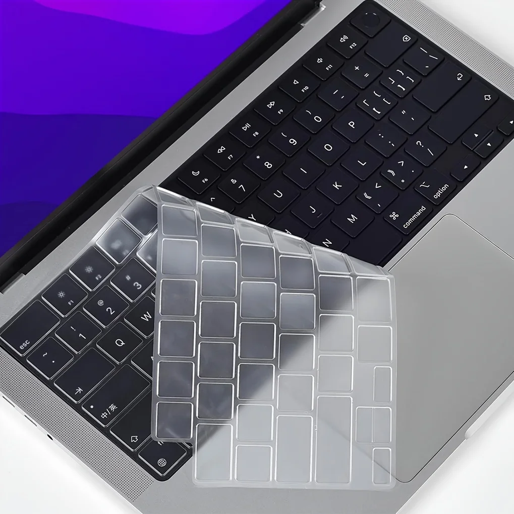 

Силиконовый чехол для клавиатуры Macbook Air 13.6" 15.3" A681 A2941/Macbook Pro 14" 16" A2779 A2442 A2780 A2485