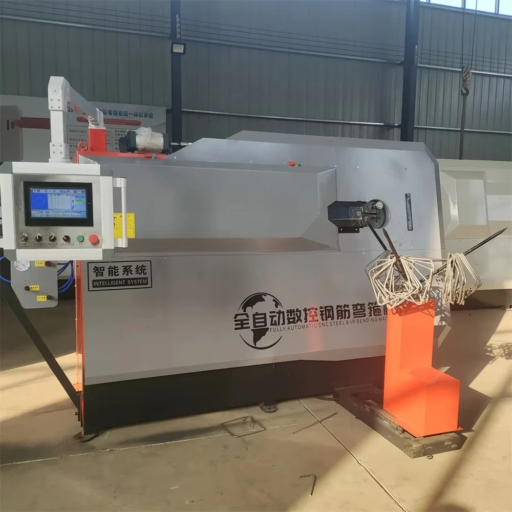 Numerical control steel bar straightening and bending machine/double wire bending machine