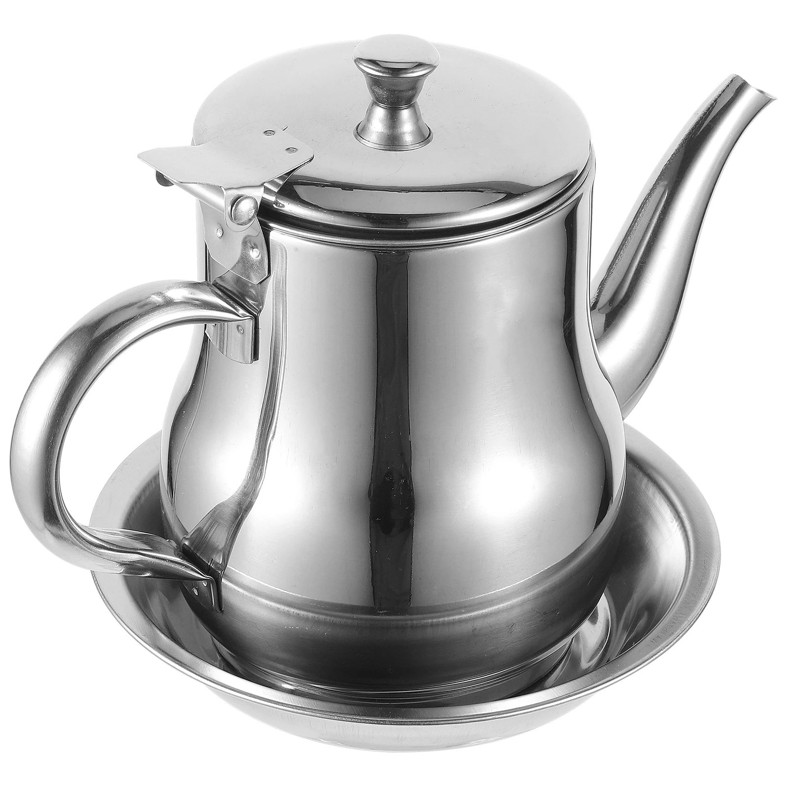 

Sauce and Vinegar Pot Stainless Steel Oil Soy Cooking Filter Sleek Bottle Convenient Dispenser
