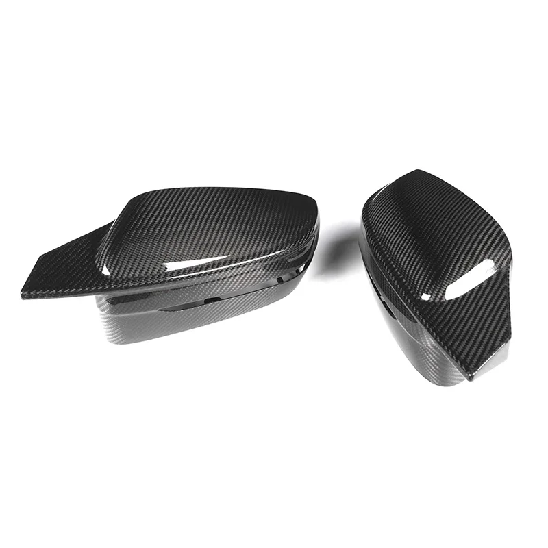 Real Dry Carbon Fiber Side Door Wing Mirror Caps For BMW G20 G28 G22 G23 G26 G42 2020-IN Car Styling Rearview Mirror Covers Cap