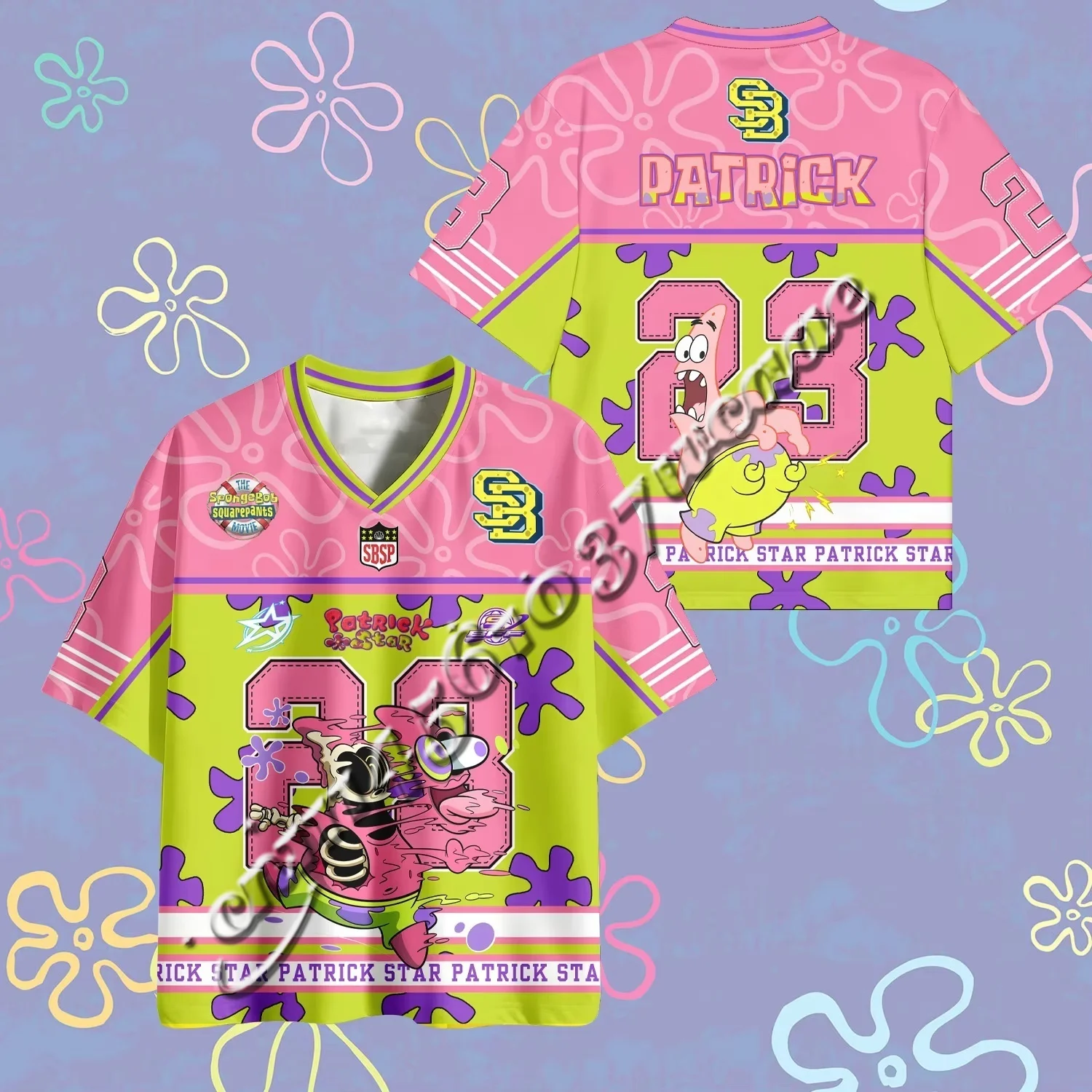 New 2026 Anime SpongeBob Oversized Jersey Y2K Style Men's  Anime Lover Summer Breathable Casual T-Shirt FamilyMatching