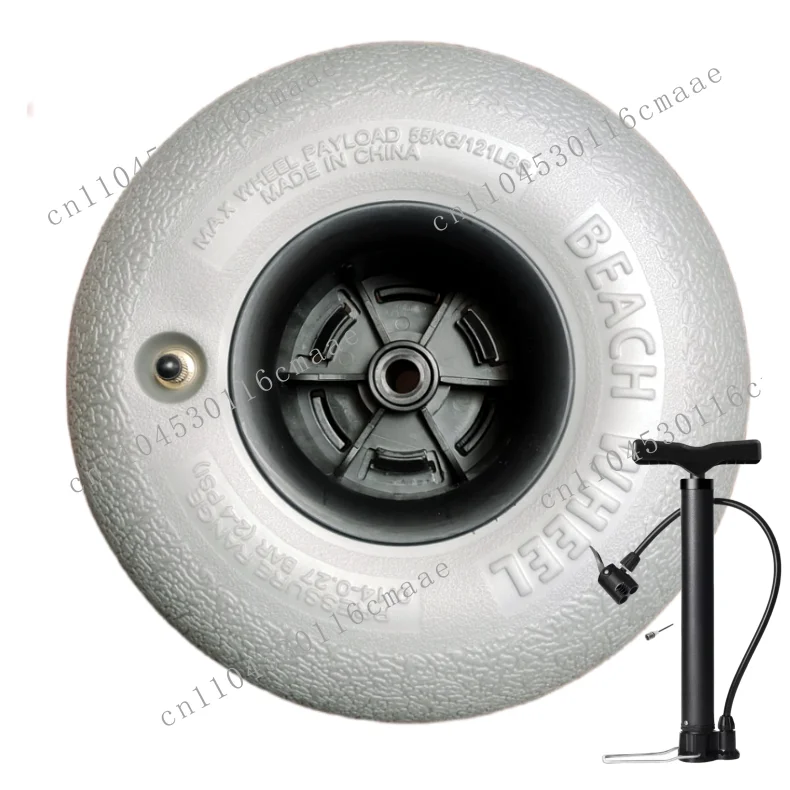 Hot Sale 10 Inch Inflatable Beach Wheel Kayak Trolley Fishing Cart Warehouse and Beach Trolley New Condition Ball Bearings