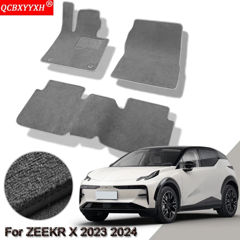 

Custom Car Floor Mats Fit For ZEEKR X 2023 2024 Waterproof Non-Slip Floor Mats Internal Protection Carpets Rugs Auto Accessories