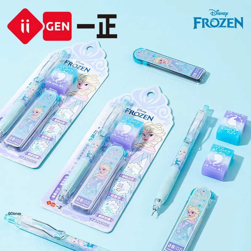 16-pezzi-anime-frozen-elsa-matita-meccanica-set-di-cancelleria-ricarica-non-facile-da-rompere-matita-automatica-forniture-per-studenti