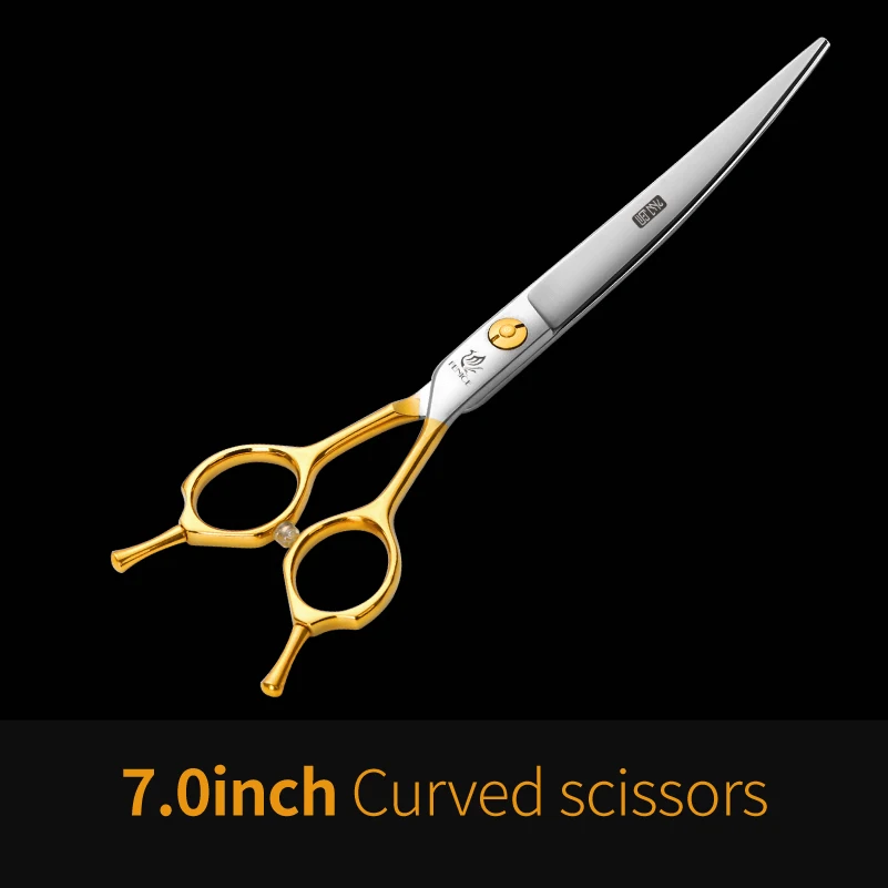 Fenice 6,5/6,75/7,0/7,5 Zoll Professionelle Hundepflegeschere Schneiden Effilierschere zum Schneiden von Hundehaaren für Groomer-Werkzeuge