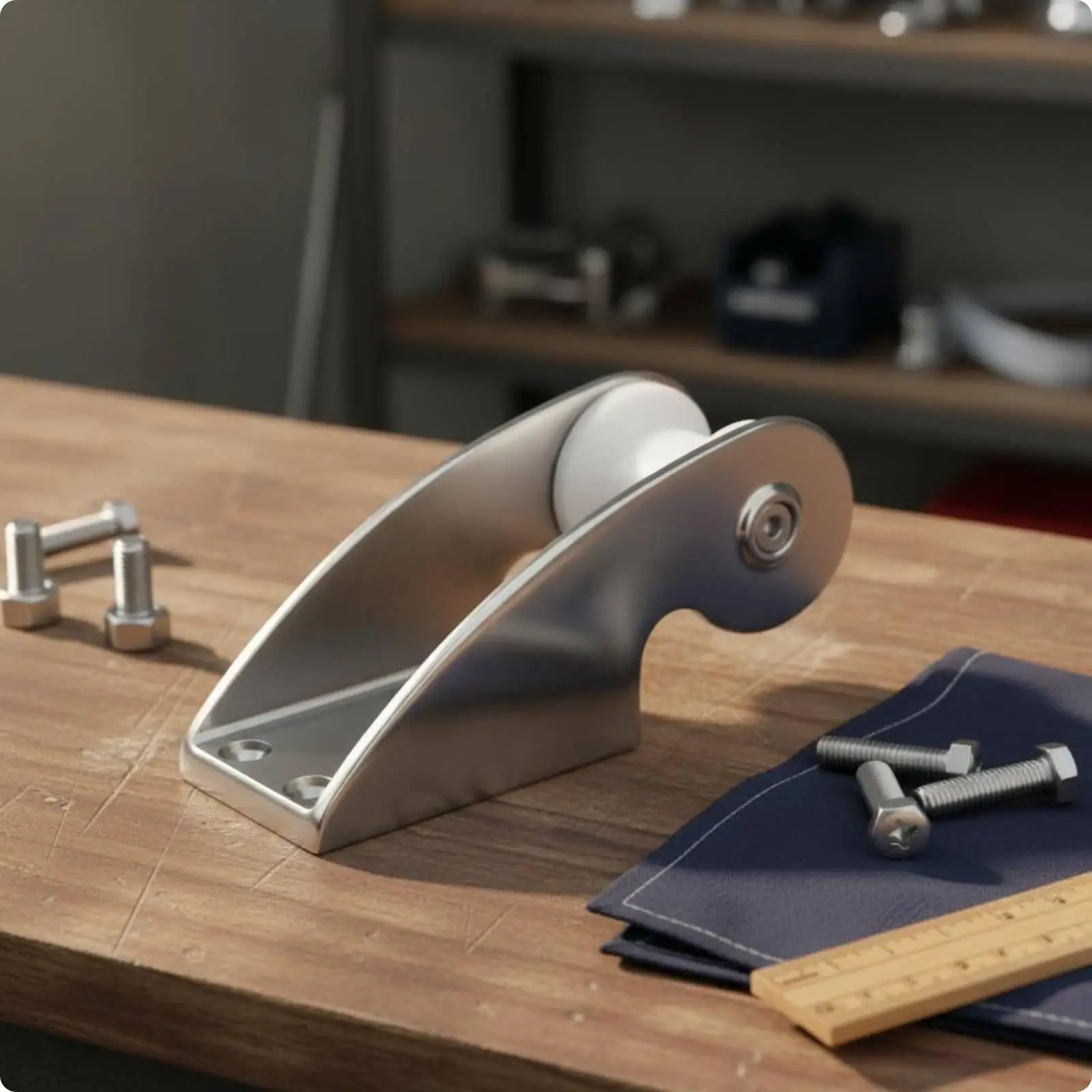 support-de-rouleau-d'ancrage-en-metal-moule-en-acier-inoxydable