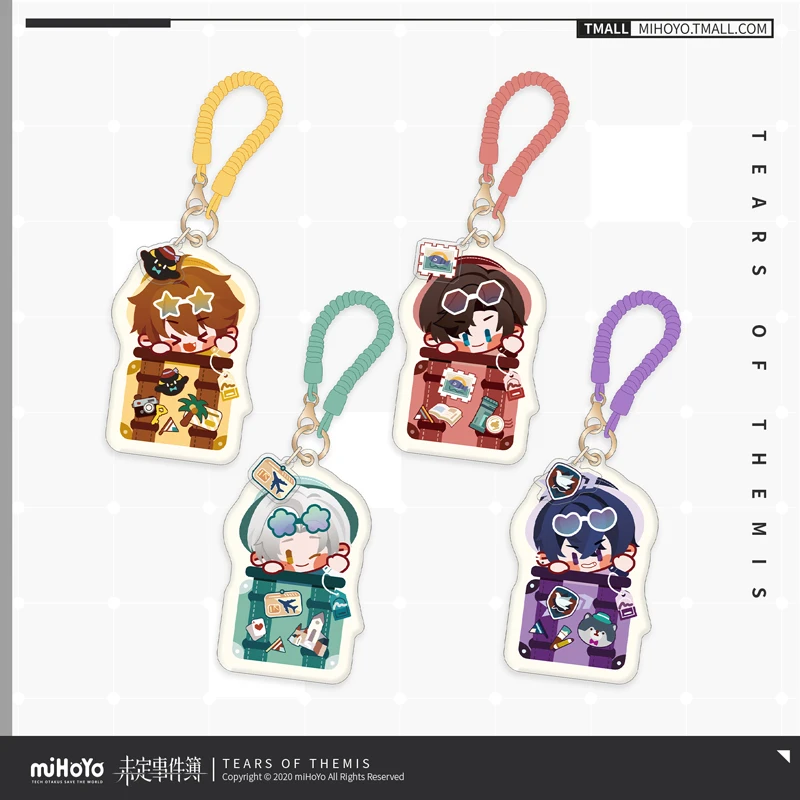 New Anime Tears of Themis miHoYo Official Original Student Card Cover Keychain