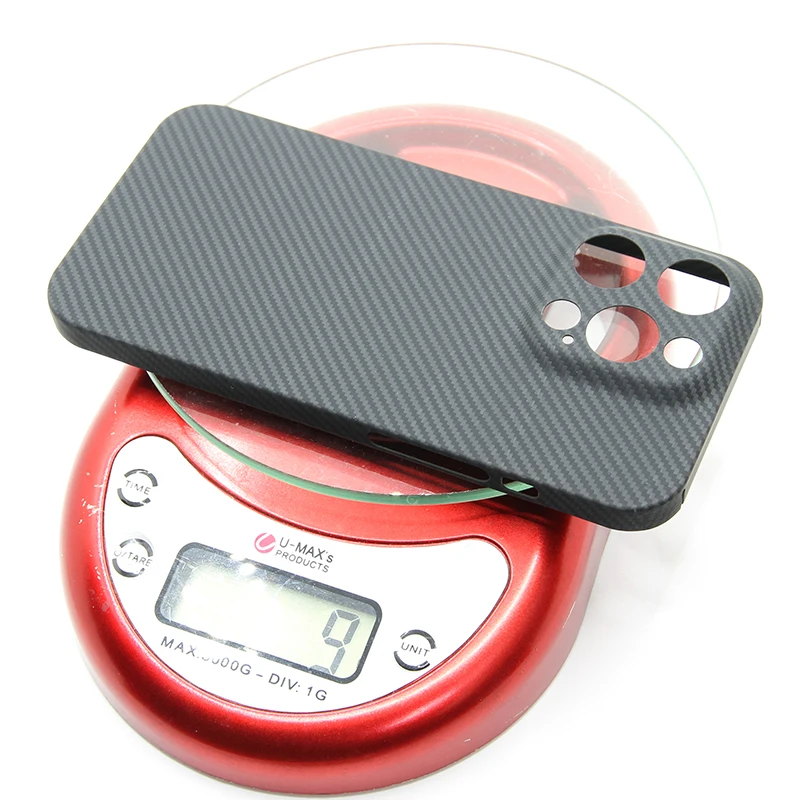 Case for iPhone 16 15 14 Pro Max 600D Aramid Real Carbon Fiber Anti-explosion Cell Mobile Phone Protective Cover Shell