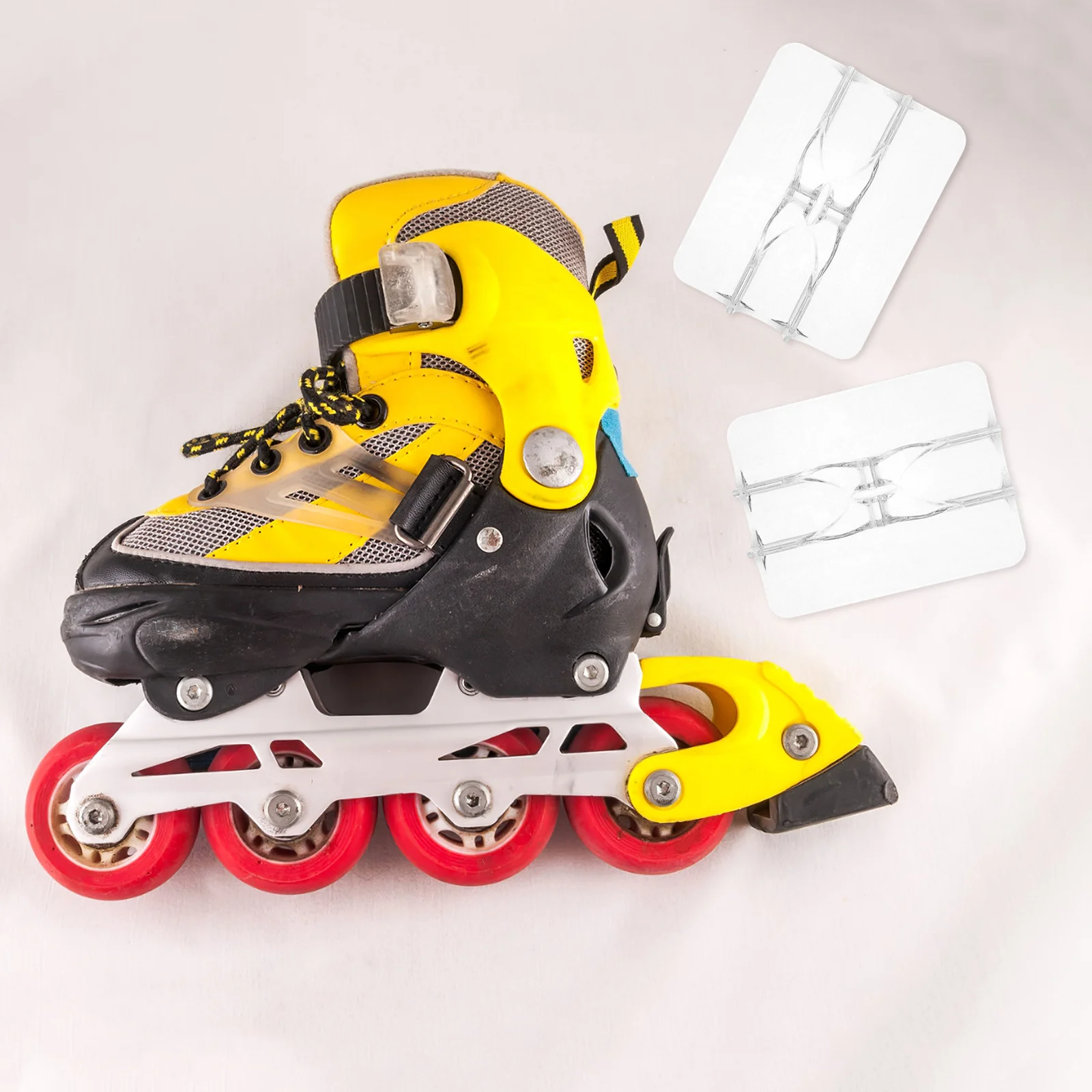 

2Pcs Transparent Skates Display Stand Universal Inline Roller Skate Holder Stable Shoe Rack Storage Inline Skate Holder