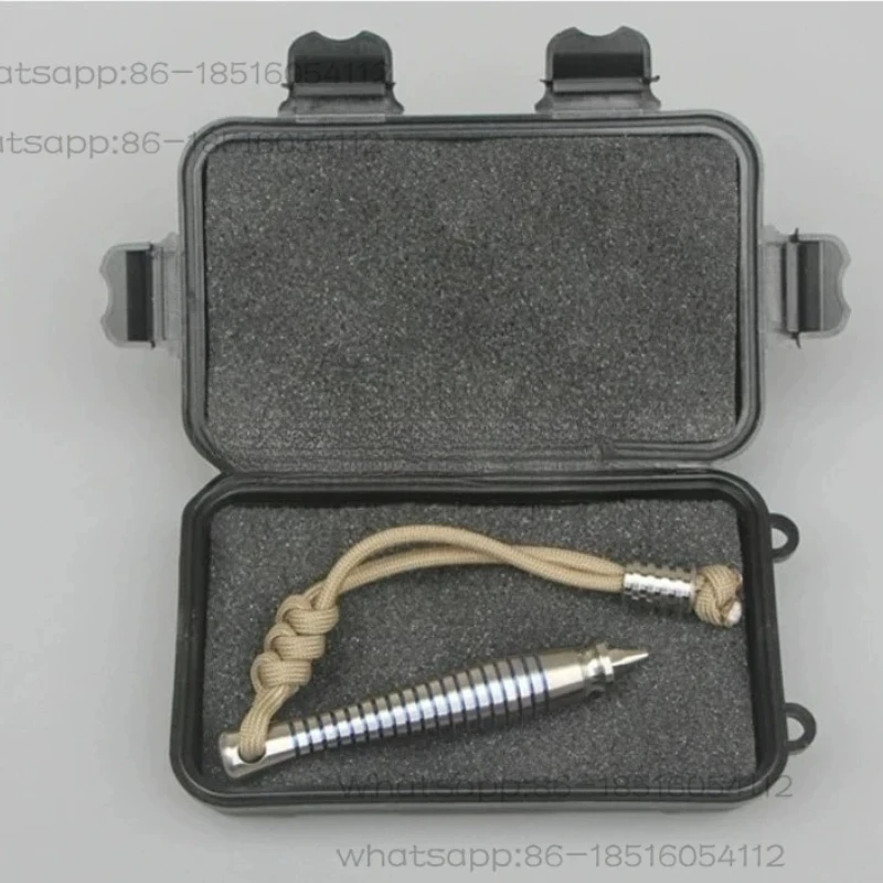 Titanium Alloy Outdoor Tools Tea Needle Bowl Hidden Dual-purpose Paint Portable Removable