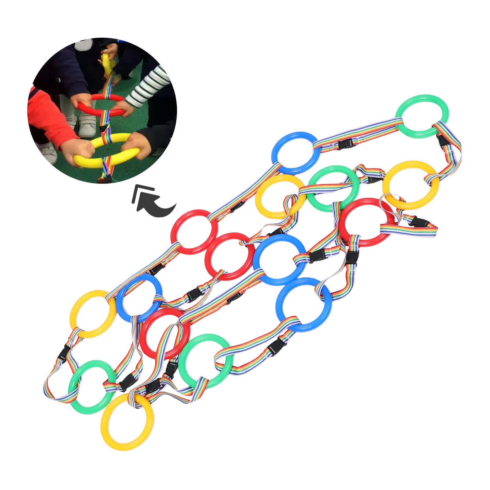 

12Pcs Children's Anti-Loss Wristband Soft Safety Walking Rope Toddler Leash for Preschool Outdoor Daycare School Transition Kids