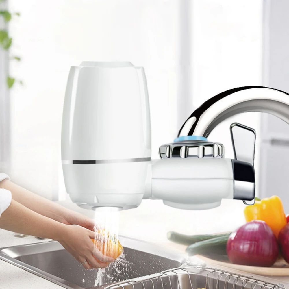 7 layers purification Ceramic Water purifier filter tap kitchen faucet Attach Filter cartridges Rust Bacteria Removal Percolator